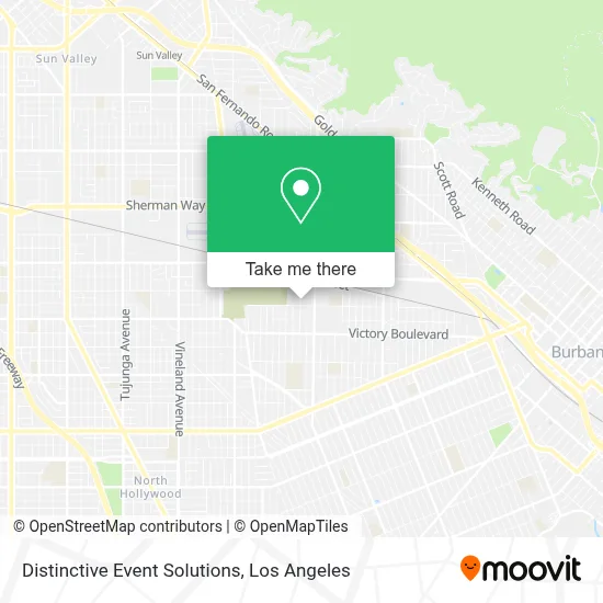 Distinctive Event Solutions map