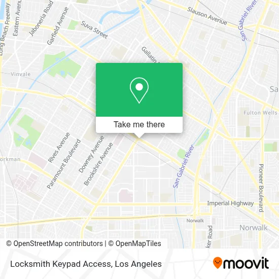 Locksmith Keypad Access map