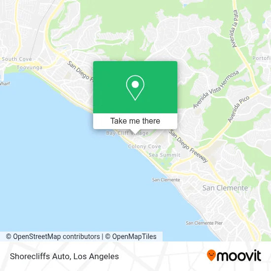 Shorecliffs Auto map