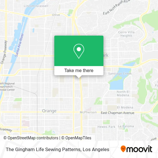 The Gingham Life Sewing Patterns map