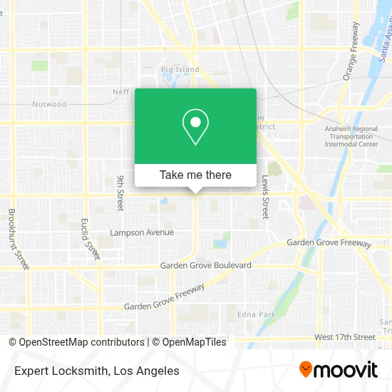 Expert Locksmith map