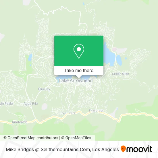 Mike Bridges @ Sellthemountains.Com map