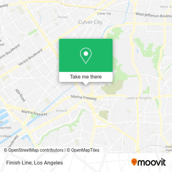 Finish Line map