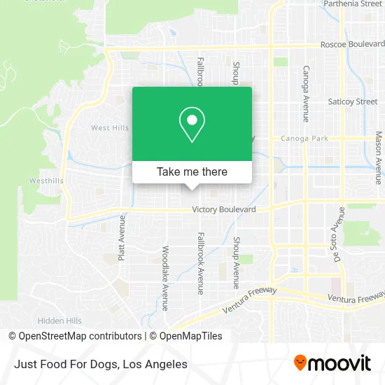 Just Food For Dogs map