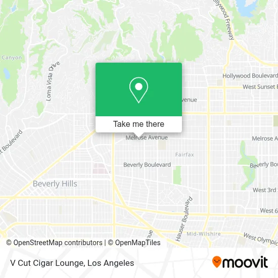 V Cut Cigar Lounge map