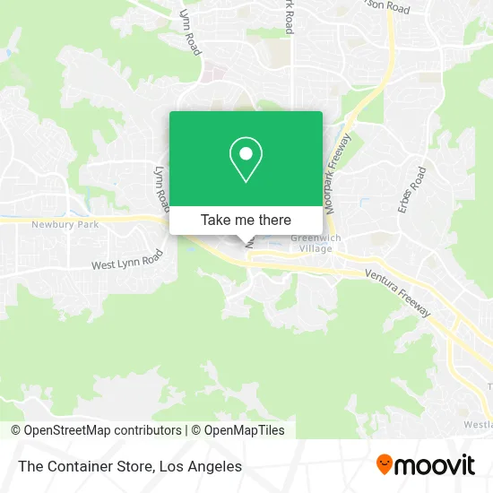 The Container Store map
