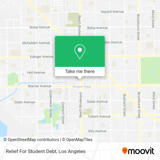 Relief For Student Debt map