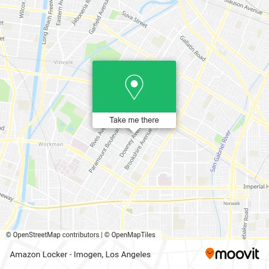 Amazon Locker - Imogen map
