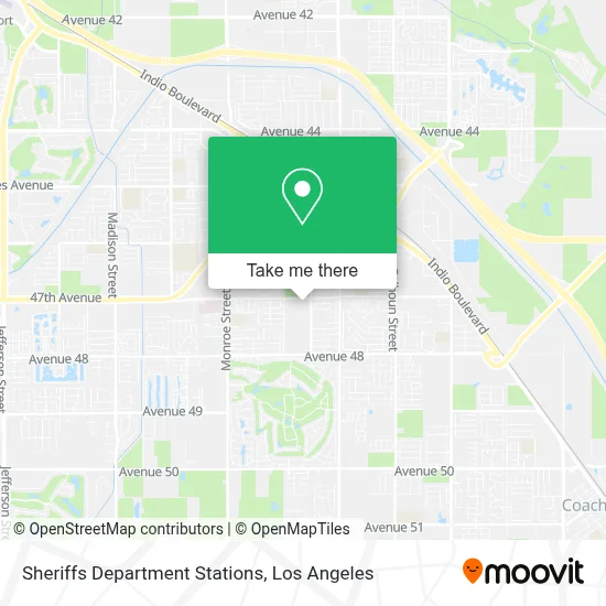 Sheriffs Department Stations map