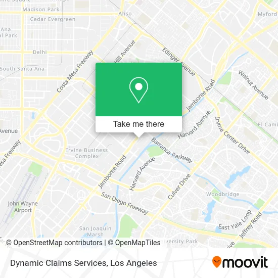 Dynamic Claims Services map