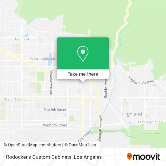 Rodocker's Custom Cabinets map
