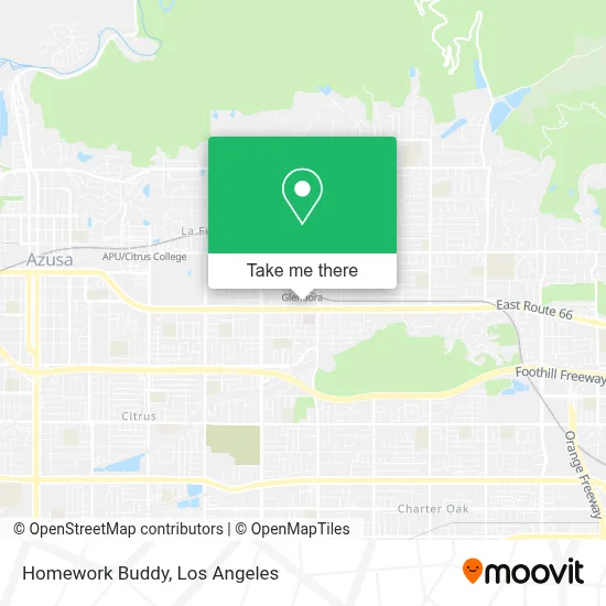 Homework Buddy map