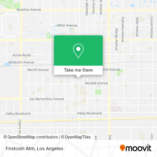 Firstcoin Atm map