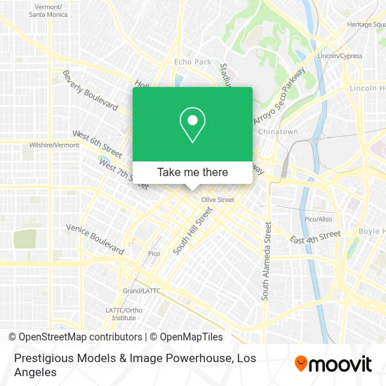 Prestigious Models & Image Powerhouse map