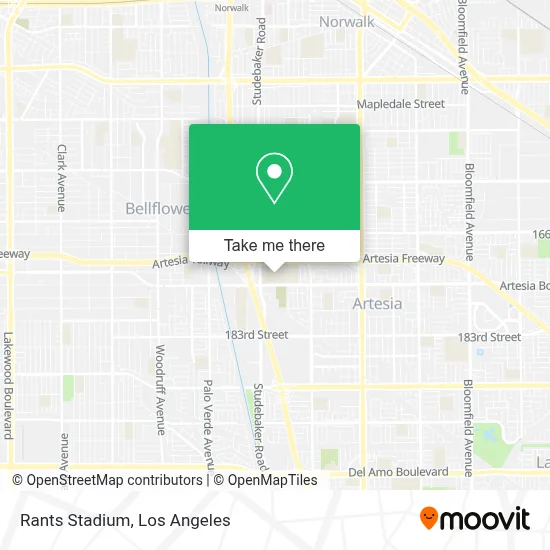 Rants Stadium map