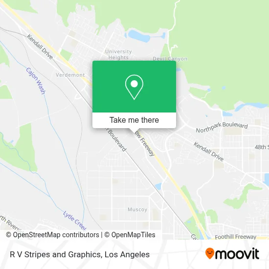 R V Stripes and Graphics map