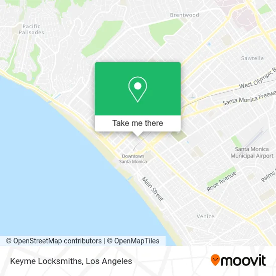 Keyme Locksmiths map