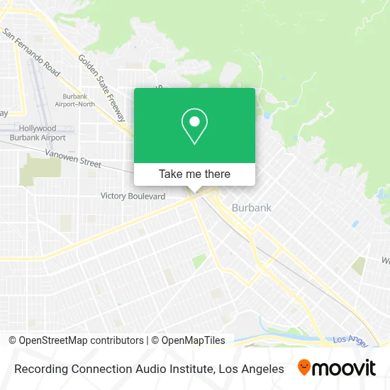 Recording Connection Audio Institute map