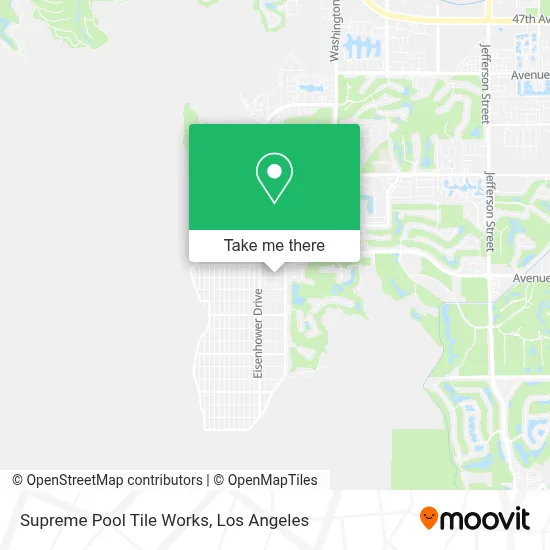 Supreme Pool Tile Works map