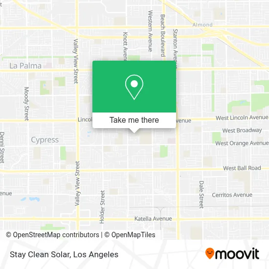 Stay Clean Solar map