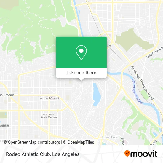 Rodeo Athletic Club map