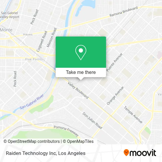 Raiden Technology Inc map