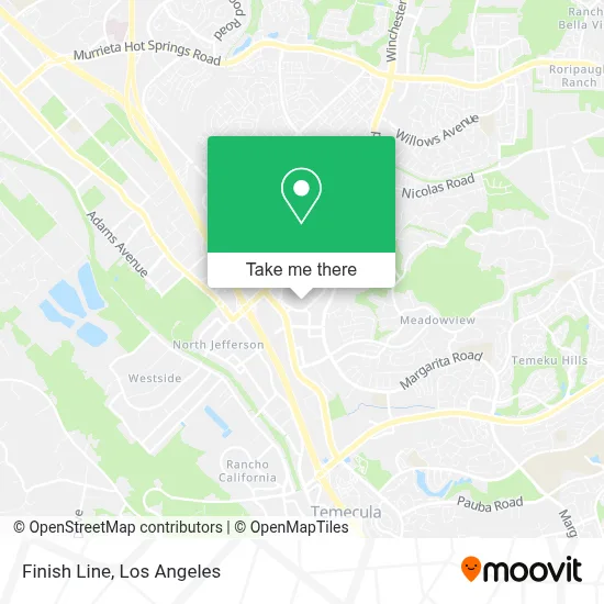 Finish Line map