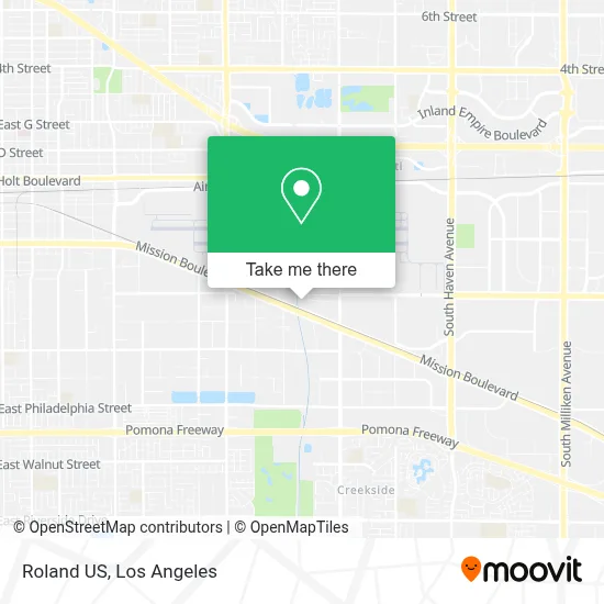 Roland US map