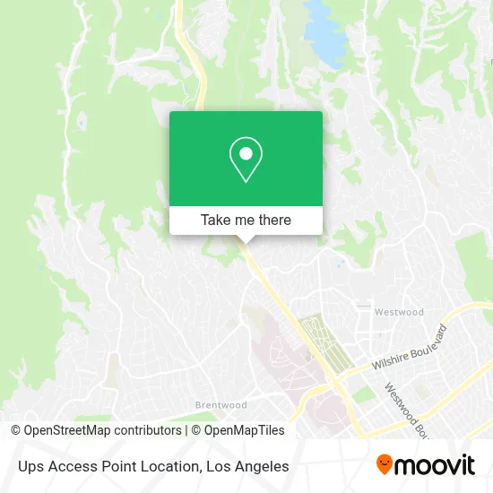Ups Access Point Location map