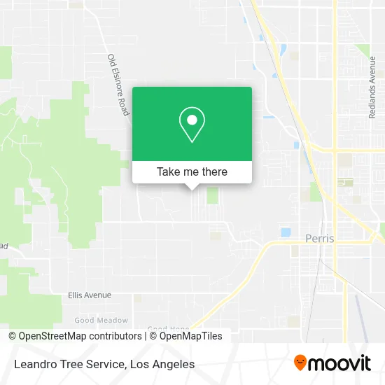 Leandro Tree Service map