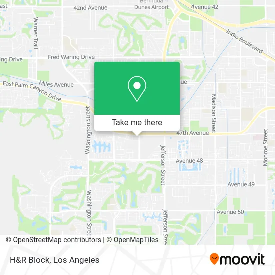 H&R Block map