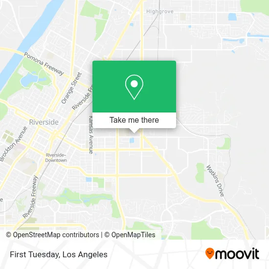 First Tuesday map