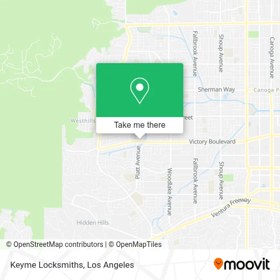 Keyme Locksmiths map