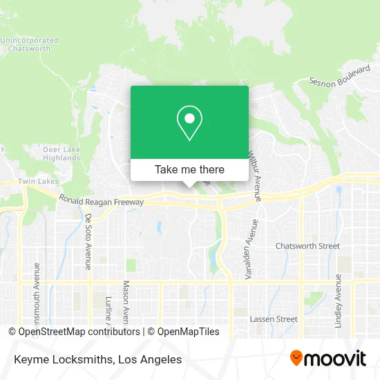 Keyme Locksmiths map