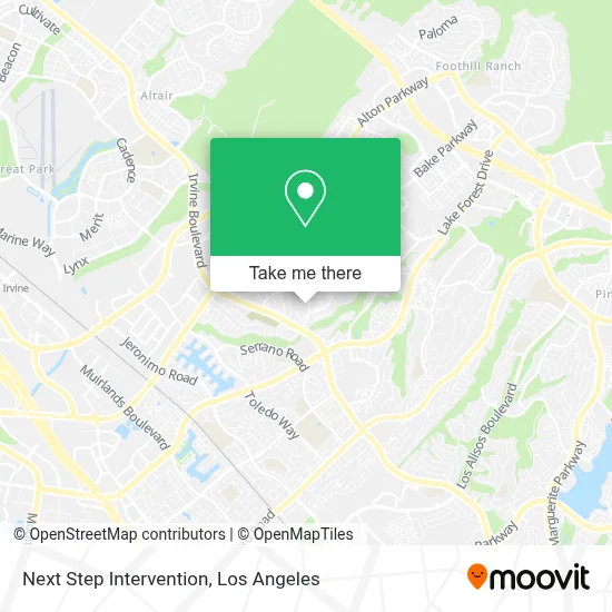 Next Step Intervention map