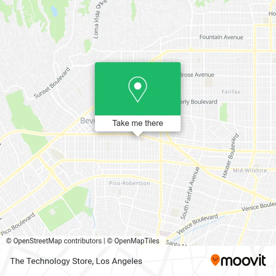 The Technology Store map