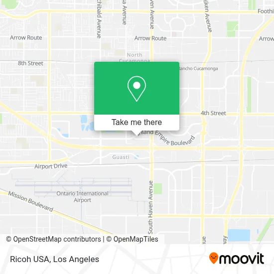 Ricoh USA map