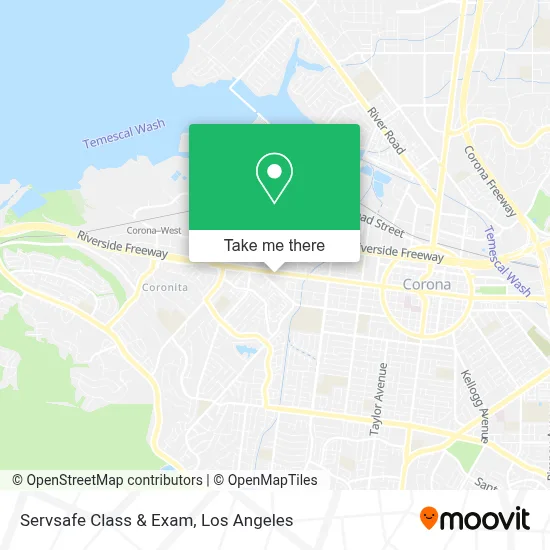 Servsafe Class & Exam map