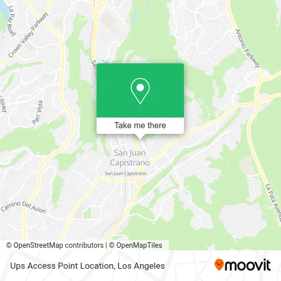 Ups Access Point Location map