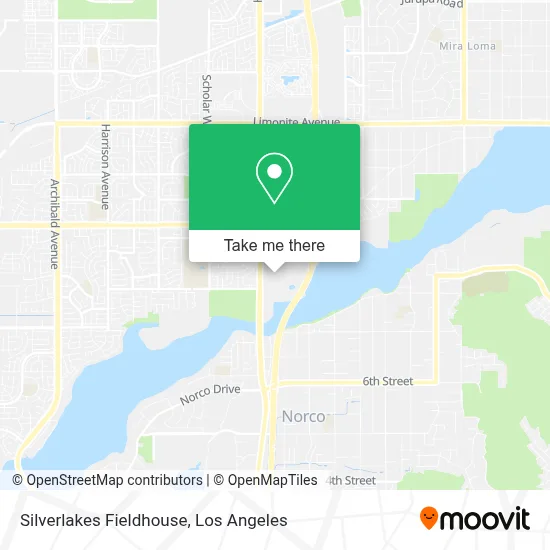 Silverlakes Fieldhouse map