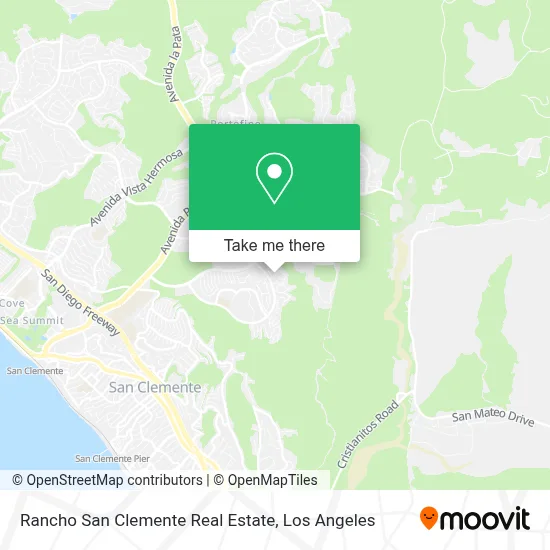 Rancho San Clemente Real Estate map
