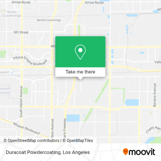 Duracoat Powdercoating map