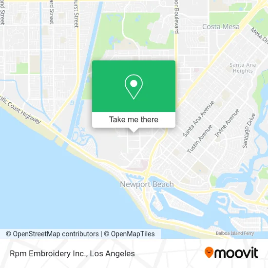 Rpm Embroidery Inc. map