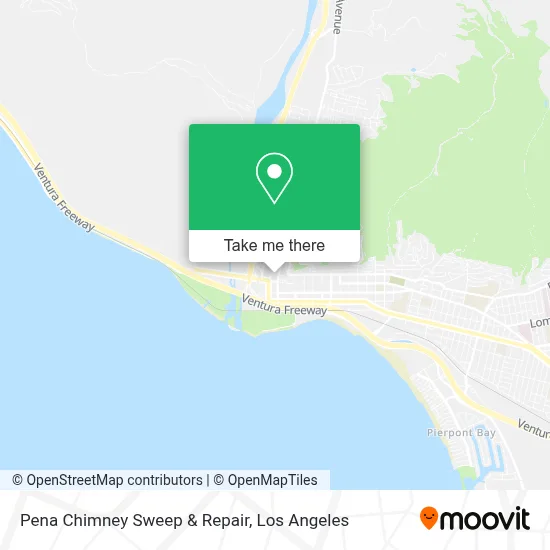 Pena Chimney Sweep & Repair map