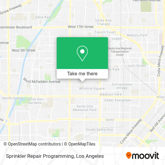 Sprinkler Repair Programming map