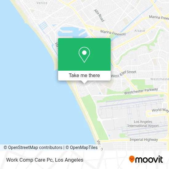 Work Comp Care Pc map