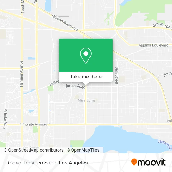 Rodeo Tobacco Shop map