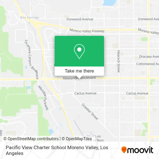 Pacific View Charter School Moreno Valley map