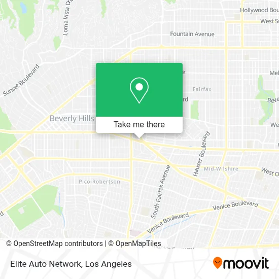 Elite Auto Network map