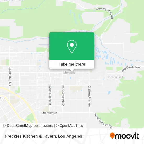 Freckles Kitchen & Tavern map